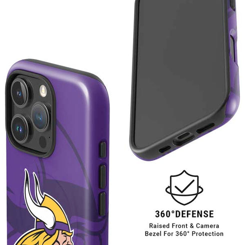 NFL Minnesota Vikings Double Vision iPhone 16 Pro Magsafe Impact Case